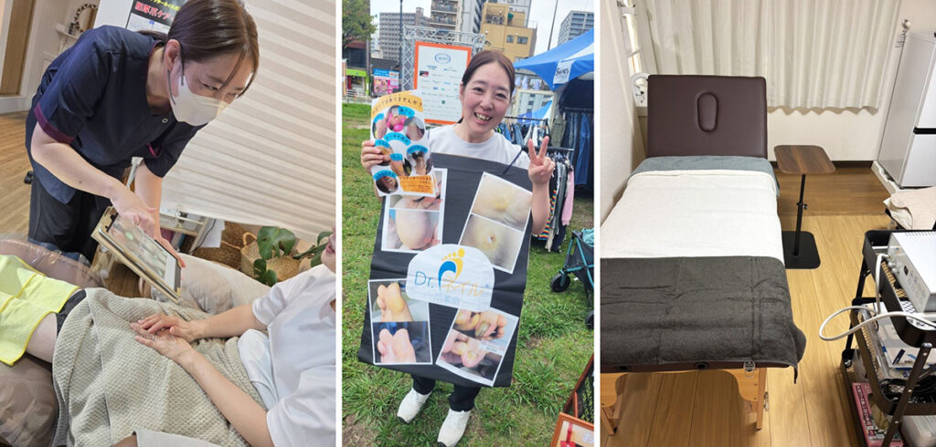 ドクターネイル爪革命 南長崎活動の様子